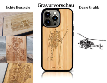 INDIVIDUEL iPhone 15 Pro bambou plastique
